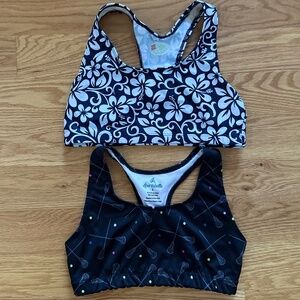1 NWOT Spunkwear & 1 Sportabella Sports Bras (S)